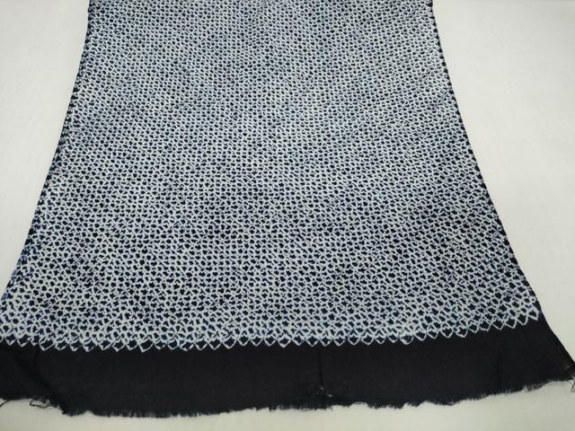 平和屋着物*夏物 男性 有松鳴海絞り 反物 着尺 三浦絞り 綿 逸品 未使用 DABH2784zzz