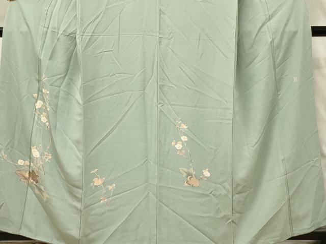 平和屋着物■訪問着 友禅 作家物 枝花文 正絹 逸品 DABH3030qp