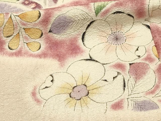 平和屋着物■訪問着 作家物 絞り 辻が花 正絹 逸品 DABH3031qp