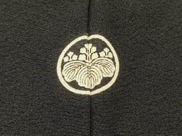平和屋着物■豪華黒留袖 作家物 刺繍 狩猟花文 金彩 正絹 逸品 DABH3153qp