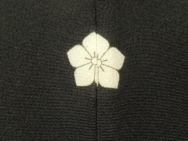 平和屋着物■豪華黒留袖 飛鶴浜松文 暈し染め 金銀彩 正絹 逸品 DABH3163qp