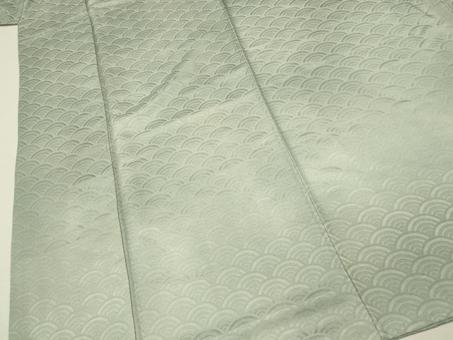 平和屋着物■上質な小紋 青海波地紋 暈し染め 正絹 逸品 DABH3248qp