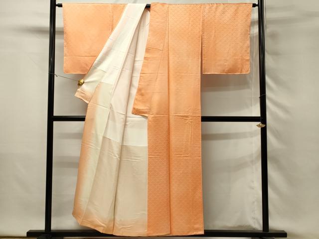 平和屋着物■上質な小紋 青海波地紋 暈し染め 正絹 逸品 DABH3264qp