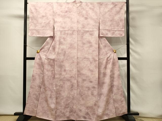 平和屋着物■上質な小紋 花尽くし 紫陽花 アジサイ 暈し染め 正絹 逸品 DABH3278qp