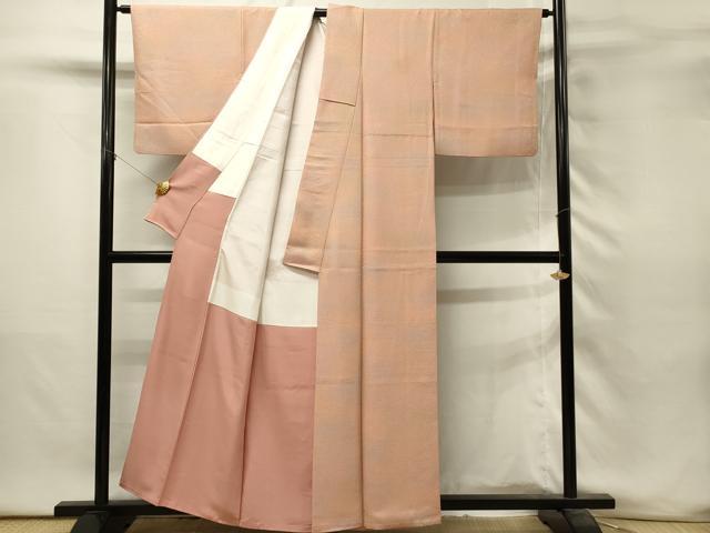 平和屋着物■上質な小紋 霞文 暈し染め 正絹 逸品 DABH3283qp
