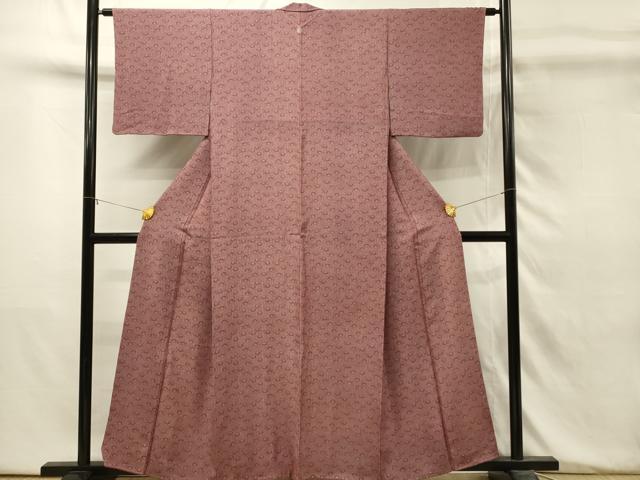 平和屋着物■人間国宝・小宮康助愛弟子 小川寛 江戸小紋 菊尽くし 正絹 逸品 DABH3445qp