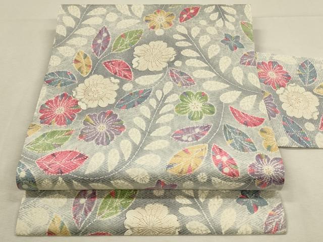 平和屋着物◎九寸名古屋帯 辻が花 正絹 逸品 DABH3507qp