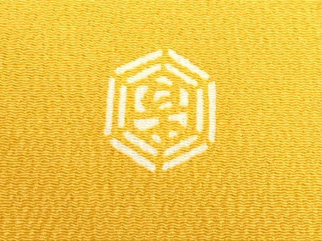 平和屋着物●和染紅型 栗山紅型 栗山吉三郎 名古屋帯 帯反物 成り物 鬼しぼ縮緬 逸品 未使用 DABH3525zy