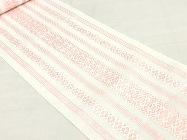 平和屋着物*夏物 名古屋帯 帯反物 博多織 紗献上 未使用 DABH3539zy