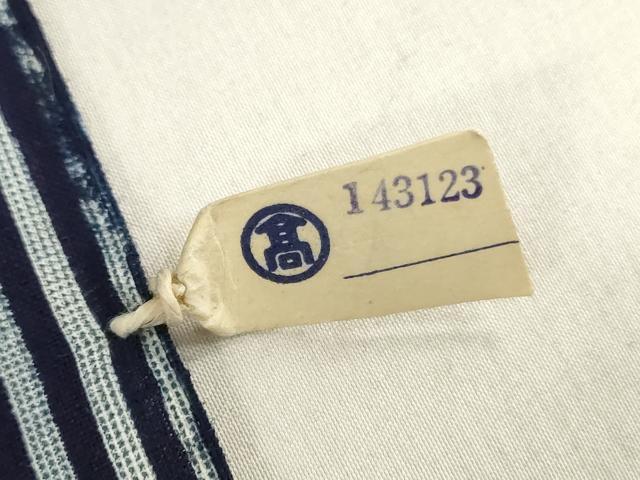 平和屋着物*夏物 浴衣 反物 着尺 縞 高島屋扱い 綿 逸品 未使用 DABH3545zy