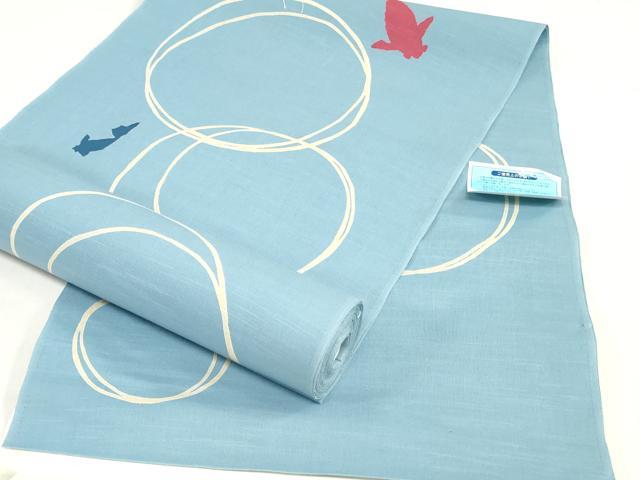 平和屋着物*夏物 浴衣 反物 着尺 tumori chisato 金魚 クイーンサイズ 綿 逸品 未使用 DABH3557zy