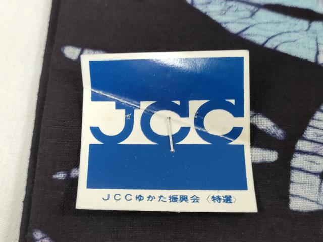 平和屋着物*夏物 浴衣 反物 着尺 注染 楓文 高島屋扱い 綿 逸品 未使用 DABH3618zy