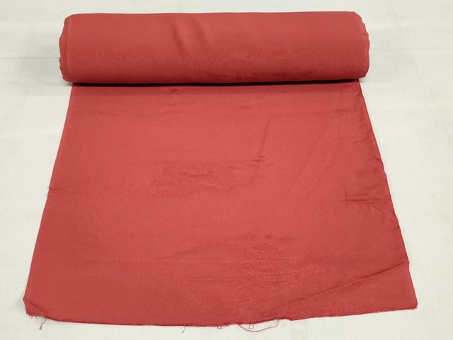 平和屋着物▼色無地 反物 着尺 風景地紋 赤丹色 逸品 未使用 DABH3638zy