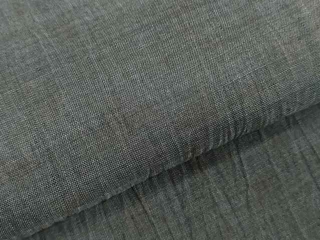 平和屋着物*夏物 本場小千谷ちぢみ 反物 着尺 褐色 麻 逸品 未使用 DABH3739zy