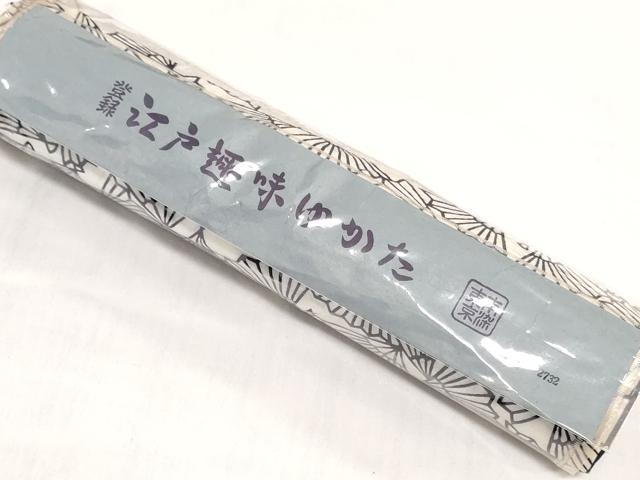 平和屋着物*夏物 浴衣 反物 着尺 東京本染 注染 扇文様 綿 逸品 未使用 DABH3743zy