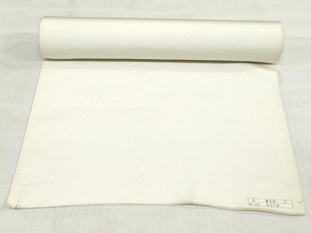 平和屋着物▼塩瀬 名古屋帯 帯反物 能面 楽器文 若芽色 逸品 未使用 DABH3755zy