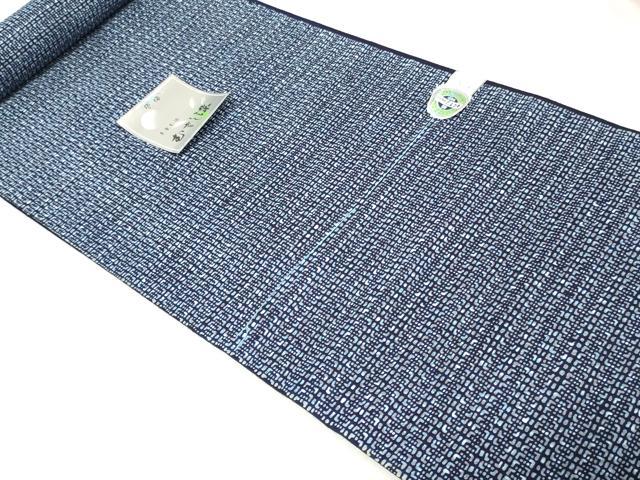 平和屋着物*夏物 浴衣 反物 着尺 東京本染 注染 抽象文様 綿 逸品 未使用 DABH3817zy