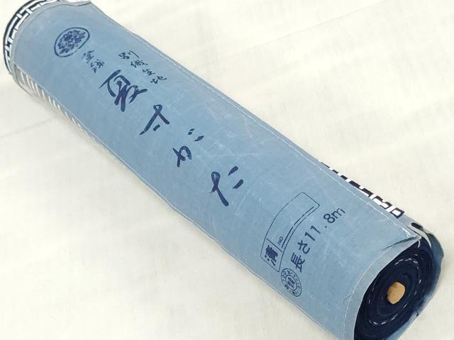 平和屋着物*夏物 男性 浴衣 反物 着尺 注染 竹格子 キングサイズ 綿 逸品 未使用 DABH3823zy