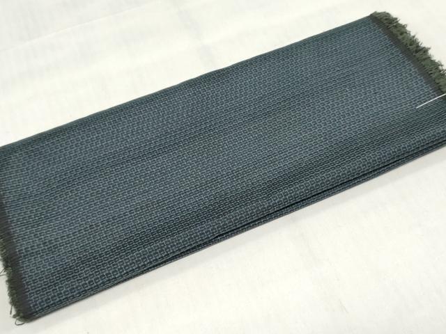 平和屋着物▼男性 羽織・コート 紬 解き反物 羽尺 80亀甲 総詰め 逸品 DABH3913zy