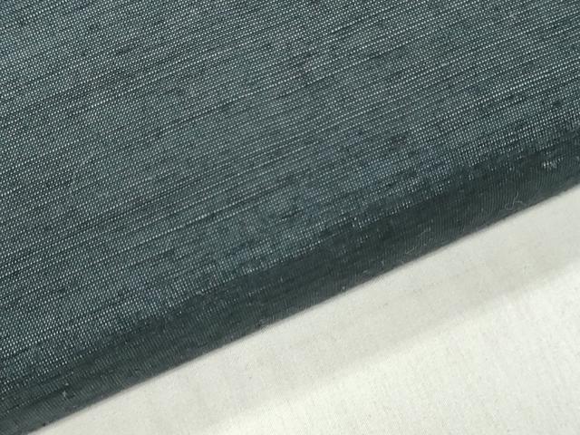 平和屋着物▼男性 紬 反物 着尺 高麗納戸色 逸品 未使用 DABH3914zy