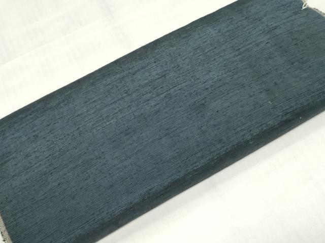 平和屋着物▼男性 紬 反物 着尺 高麗納戸色 逸品 未使用 DABH3914zy