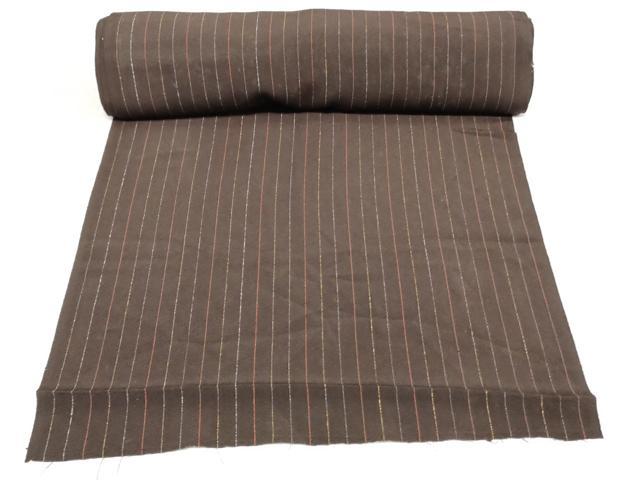 平和屋着物▼羽織・コート 解き反物 羽尺 縞 逸品 DABH3936zy