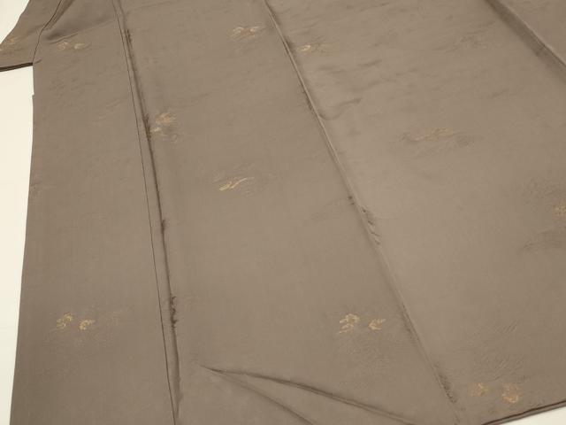 平和屋着物■上質な小紋 作家物 寿光織 立波文 金糸 正絹 逸品 DABH4044qp