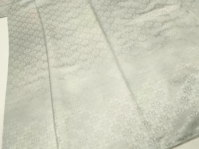 平和屋着物■上質な小紋 片輪車青海波地紋 暈し染め 正絹 逸品 DABH4049qp