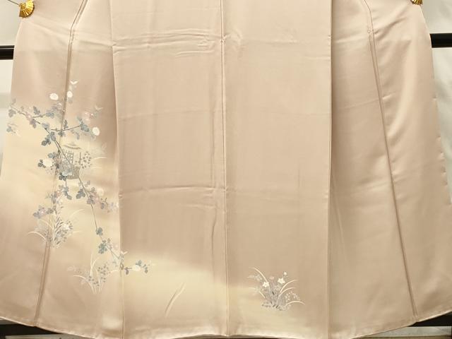 平和屋着物■訪問着 友禅 枝花文 暈し染め 松坂屋扱い 正絹 逸品 DABH4067qp