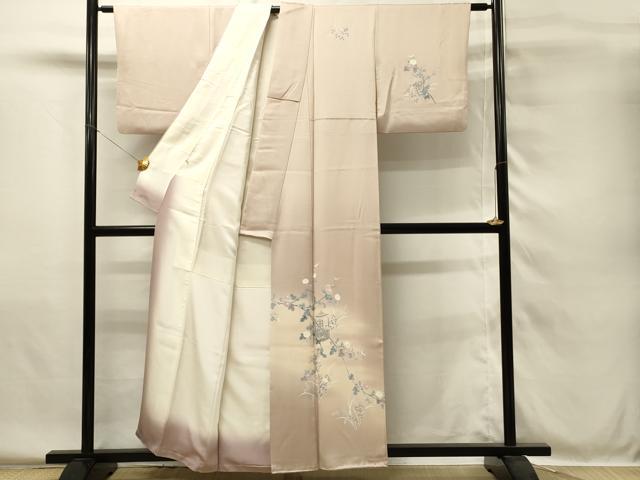 平和屋着物■訪問着 友禅 枝花文 暈し染め 松坂屋扱い 正絹 逸品 DABH4067qp