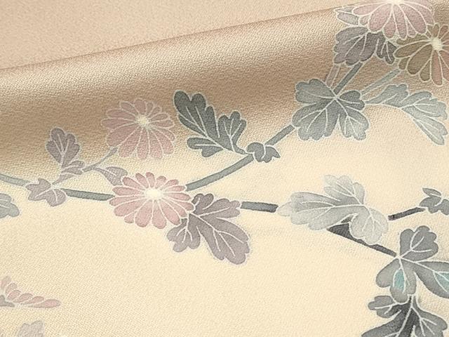 平和屋着物■訪問着 友禅 枝花文 暈し染め 松坂屋扱い 正絹 逸品 DABH4067qp