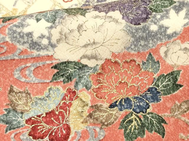 平和屋着物■豪華振袖 辻が花 枝梅 暈し染め 金銀彩 まるやま扱い 正絹 逸品 DABH4074qp