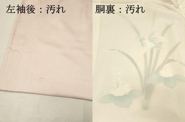 平和屋着物■訪問着 友禅 刺繍 牡丹 暈し染め 正絹 逸品 DABH4146qp