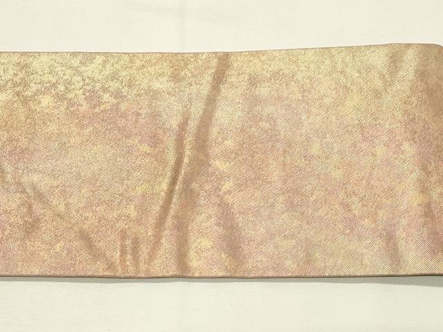 平和屋着物◎九寸名古屋帯 霞文 金銀糸 引箔 正絹 逸品 DABH4185qp