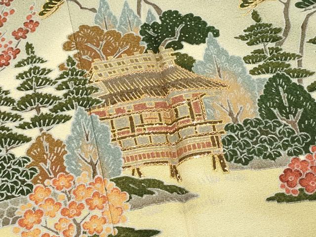 平和屋着物■豪華色留袖 駒刺繍 兼六園 暈し染め 金彩 正絹 逸品 DABH4288qp