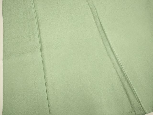 平和屋着物▽上質な色無地 単衣 紋意匠 鶸茶色 正絹 逸品 未使用 DABH4567du