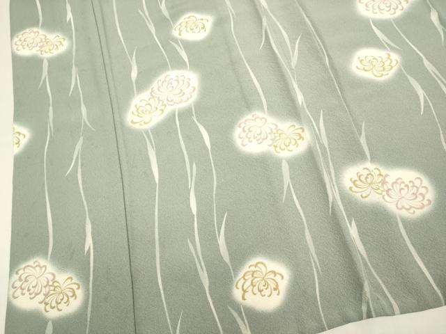 平和屋着物▽上質な小紋 単衣 乱菊 蛍暈し 正絹 逸品 DABH4571du