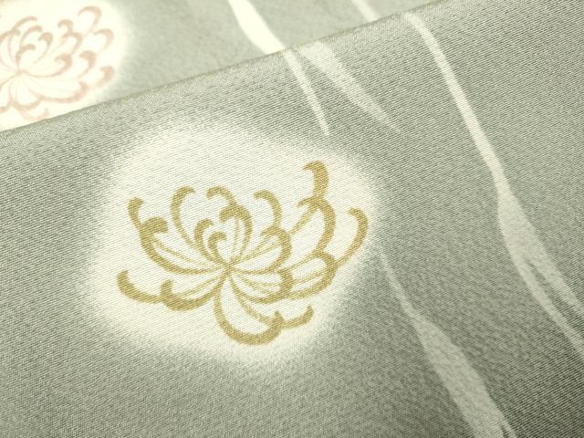平和屋着物▽上質な小紋 単衣 乱菊 蛍暈し 正絹 逸品 DABH4571du