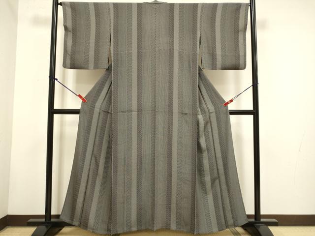 平和屋着物▽上質な小紋 単衣 吉祥間道 正絹 逸品 DABH4610du