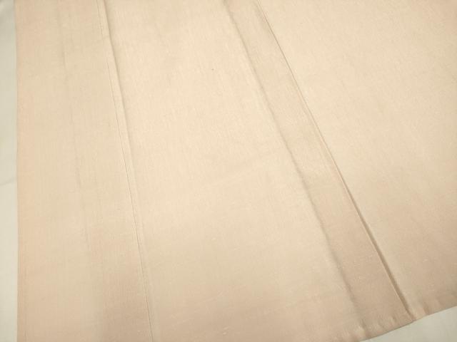 平和屋着物▽上質な紬 単衣 洗柿色 正絹 逸品 DABH4646du