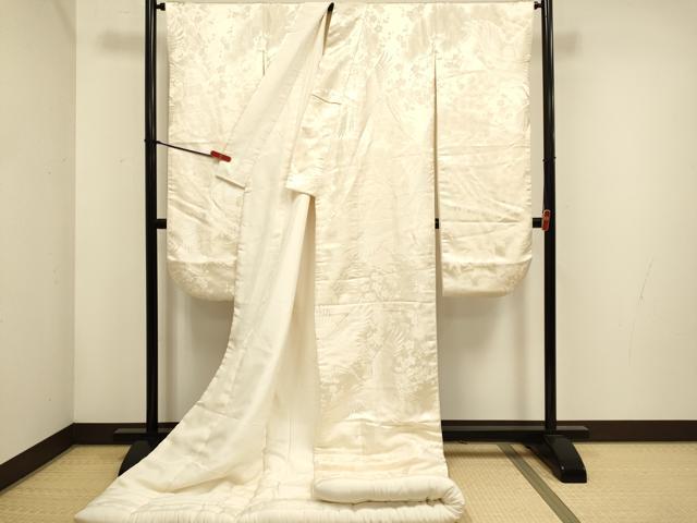 平和屋本店●白無垢 お引きずり 和装 婚礼 結婚式 花嫁 神社挙式 飛鶴文 松竹梅 逸品 DABH4670du