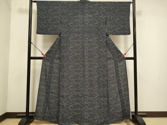 平和屋着物*夏物 小紋 草花文 DABH4740du