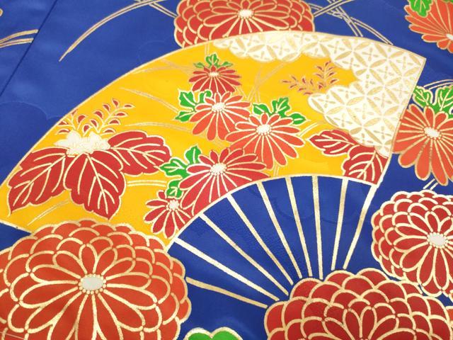 平和屋本店●お引きずり・お引き摺り・引き振袖 和装 結婚式 舞妓 芸妓 芸者 衣装 扇面花文 金彩 逸品 DABH4780du
