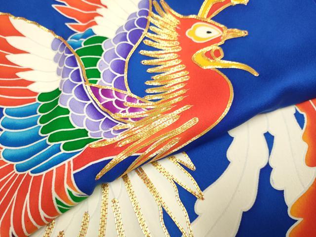 平和屋本店●お引きずり・お引き摺り・引き振袖 和装 結婚式 舞妓 芸妓 芸者 衣装 駒刺繍 鳳凰文 逸品 DABH4792du