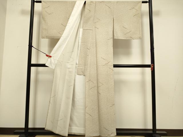 平和屋着物▽小紋 単衣 吹き寄せ文 洗える着物 DABH4802du