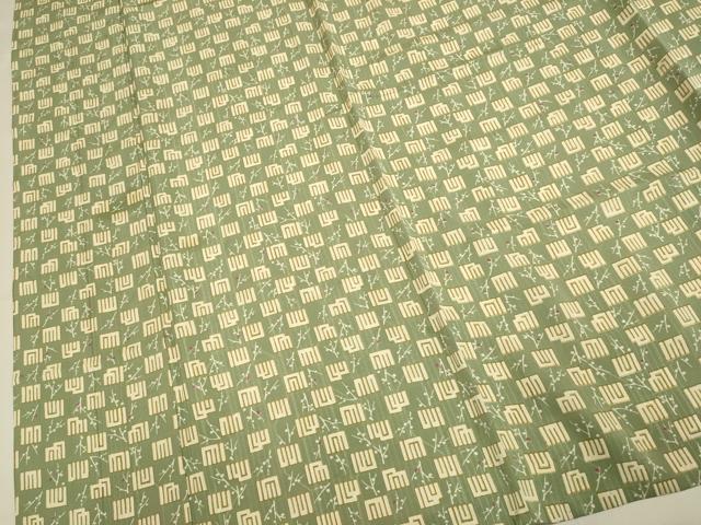 平和屋着物▽上質な小紋 単衣 源氏香 正絹 逸品 DABH4839du