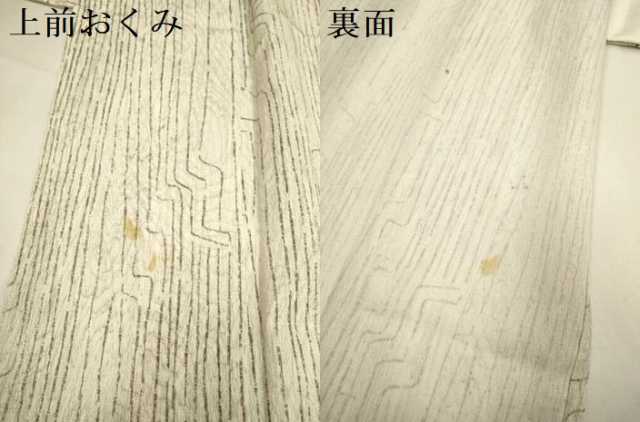 平和屋着物▽上質な小紋 単衣 幾何学文様 正絹 逸品 DABH4843du