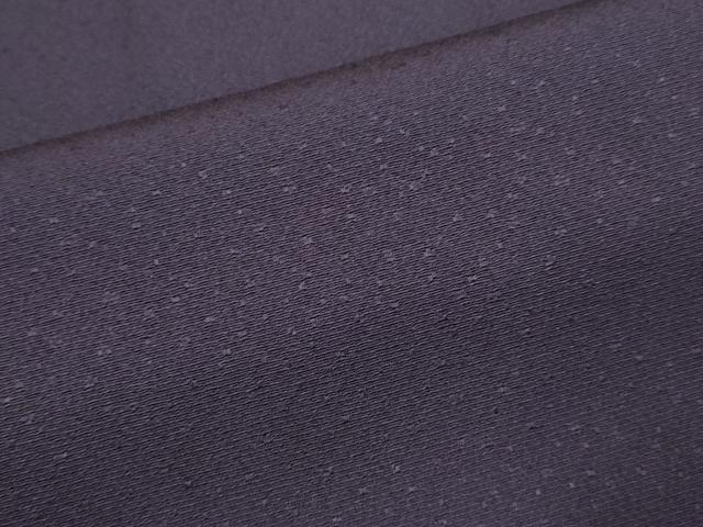 平和屋着物▽上質な色無地 単衣 濃い滅紫色 正絹 逸品 未使用 DABH4846du