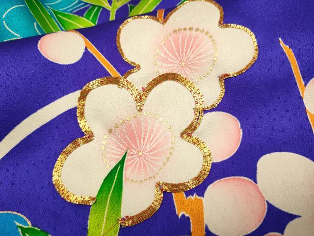 平和屋本店●お引きずり・お引き摺り・引き振袖 和装 結婚式 舞妓 芸妓 芸者 衣装 駒刺繍 流水花車文 金彩 逸品 DABH4901du