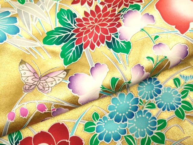 平和屋本店●色打掛 お引きずり 和装 婚礼 結婚式 花嫁 神社挙式 花蝶文 金彩 逸品 DABH4909du